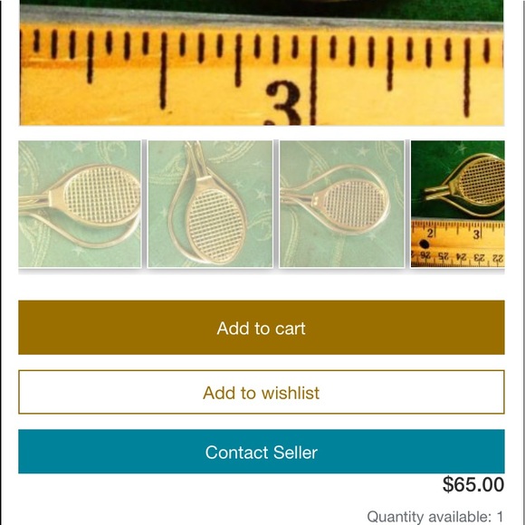 Universal Tennis Racket Tie Clip Vintage Money Clip - Picture 8 of 8